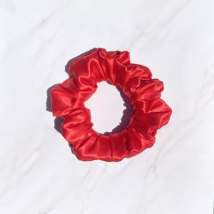 Red Angela scrunchie